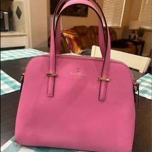 Kate Spade Cedar Street maze, satchel in pink confetti